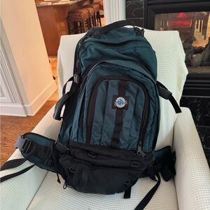 Women’s hiking backpack with detachable front small backpack.